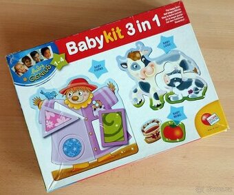 Montessori sada skládanek / her 3v1 Baby Genius