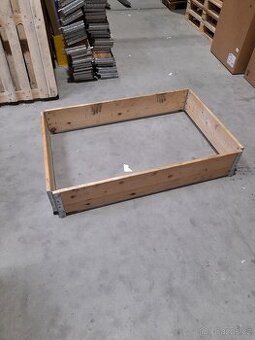 Paletové ohrádky dřevěné různé velikosti - snížení cen - 1