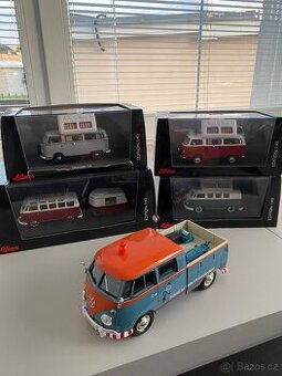Schuco 1:43 VW Volkswagen T1 T2 Transporter Caravan