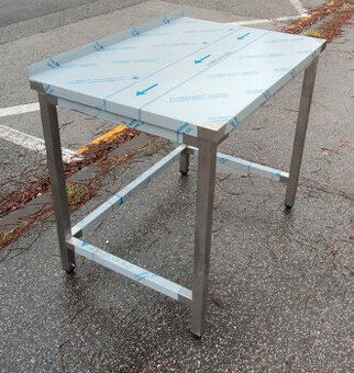 Nerezový gastro stůl, pracovní stůl