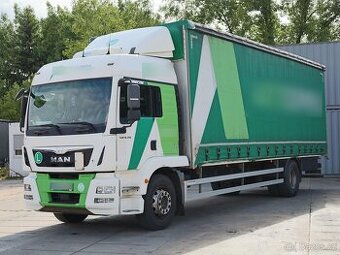 MAN TGM 18.290, EURO 6, 18 TUN, 21 PALET, TŘÍSTRANNÁ SHRNOVA