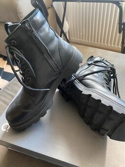 Kožené zimní boty Ecco