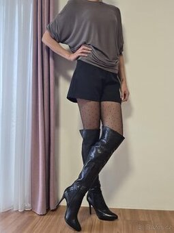 Kožené kozačky Classico&Bellezza - nenošené - vel. 39