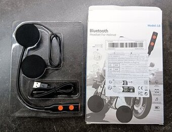 Bezdrátový headset L6 do přilby - NOVÉ