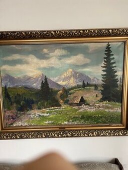 Obraz olej Gustav Stonner