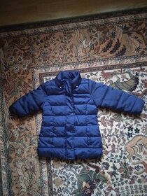 Dětská zimní bunda modrá