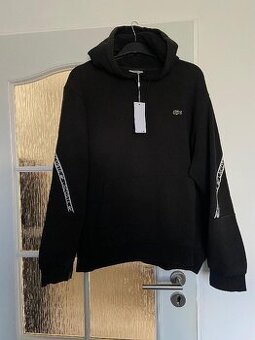 Prémiová mikina zn. Lacoste Hoodie Black = ORIGINÁL =