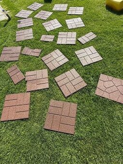 MULTY HOME dlaždice Brickface 40 × 40 cm, oboustranná, hnědá