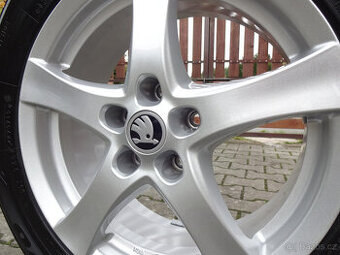 ZIMNÍ ALU 17" 5x112 pneu 215/65R17 KODIAQ, TIGUAN