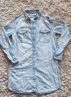 Delší riflová košile, velikost S/M