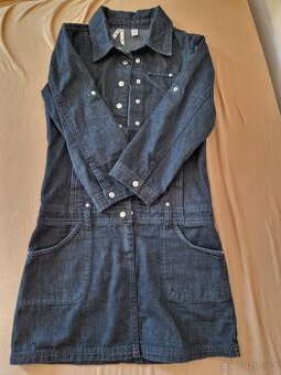 Riflové šaty vel.158