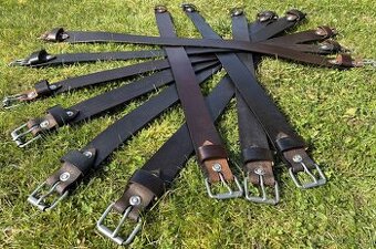 Westernový zadní podbřišníkový řemen kožený