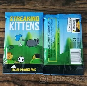 Prodám společenskou karetní hru Streaking Kittens - 1