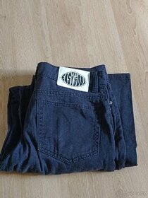 černé džíny baggy - 1