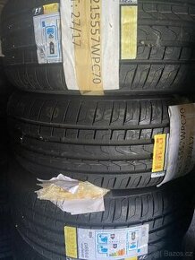 Nové letní pneu pirelli 2ks 215/55/17