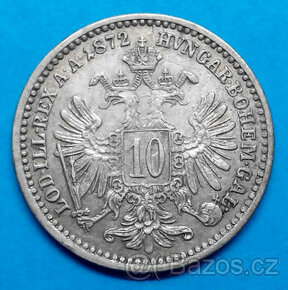 mince stříbro císař František Josef I.