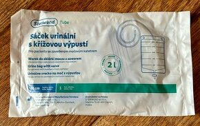 urinální sáček s dolní křížovou výpustí Steriwund