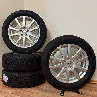 VW / ŠKODA 5x100 R16 ET45+CELOROČNÍ 195/60R16 6,5mm