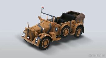 Terénní velitelské vozidlo Kfz 15 901- deAgostini č.8