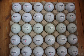 30 míčů TITLEIST - TRUFEEL TOP STAV - 1