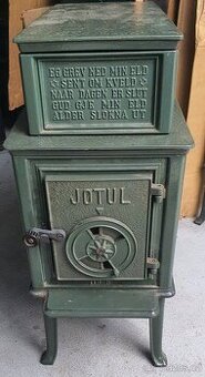 Litinová kamna Jotul F 118 N zelený smalt - 1