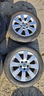 Alu kola r16, 5x112, octavia letní 205/55
