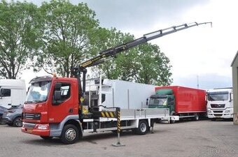 DAF LF 45 160 - 4x2 – Valník + HR-Palfinger PK 12002 – EEV