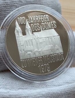 Provedení Proof 100 Schilling Rakousko Stříbro