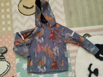 Softshellová bunda lindex fix zvířátka vel.122