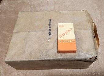 Retro kartón cigaret PARTYZÁNKA - 50 krabiček v balení