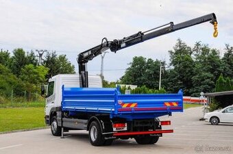 MERCEDES ATEGO 1523 TŘÍSTRANNÝ SKLÁPĚČ + HYDRAULICKÁ RUKA