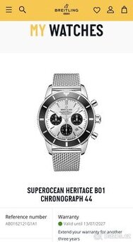Prodám hodinky Breitling Superocean Heritage