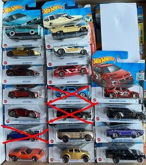 Hot Wheels angličáky - aktualizovaná nabídka (nevybalené)