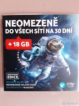 SIM karta pěkné číslo