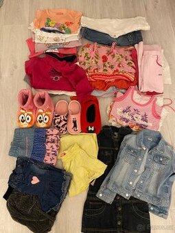 Balík oblečení holčička 3-4 roky vel 98/104