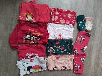 Dívčí vánoční oblečení vel. 80-86