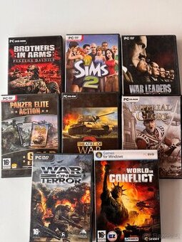 Nabízím originální PC hry (většinou CZ verze) v DVD obalech