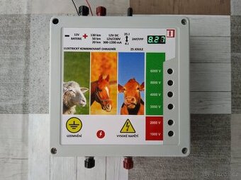 Prodám elektrický ohradník, zdroj. KOMBI 12V/230V 25J