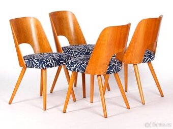 Vyhledávané kvalitníí židle O. Heardtl, 100 %  stav, 4 ks.