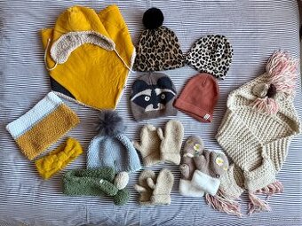 Dětské zimní oblečení značkové Lindex, Zara, Benetton