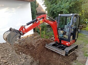 Výkopové práce minibarem - 1