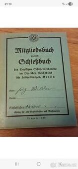 Střelecký průkaz 3.říše