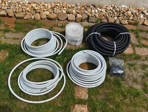 Podlahové vytápění zbytky ze stavby