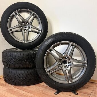 BMW X3/MB GLC 5x112 R18 ET30+ZIMNÍ 225/60R18 5,5mm