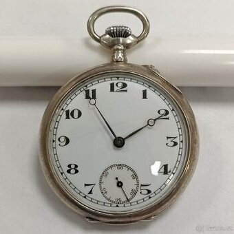 Stříbrné kapesní hodinky Cilindre