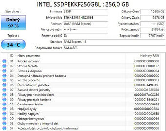 Disk INTEL SSDPEKKF256G8L 256,0 GB