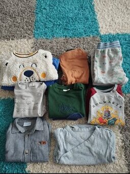 Balík podzimního oblečení pro chlapečka 86