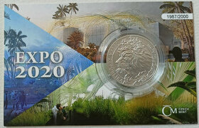 Stříbrná mince Český lev 2021 EXPO - č. 1987