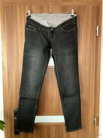 Těhotenské skinny džíny vel. 38 - 1