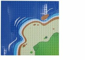 Lego City - deska pláž a voda - kopie Lego NOVÉ